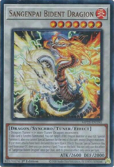 Sangenpai Bident Dragion (Ultra Rare) [MP25-EN190-UR]