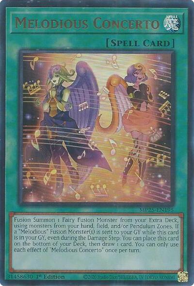 Melodious Concerto (Ultra Rare) [MP25-EN195-UR]