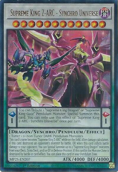 Supreme King Z-ARC - Synchro Universe (Ultra Rare) [MP25-EN207-UR]