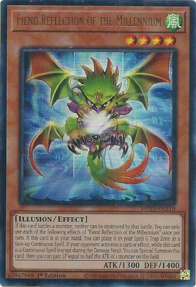 Fiend Reflection of the Millennium (Ultra Rare) [MP25-EN210-UR]