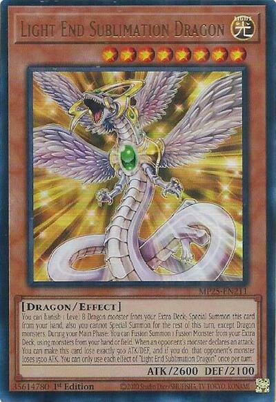 Light End Sublimation Dragon (Ultra Rare) [MP25-EN211-UR]