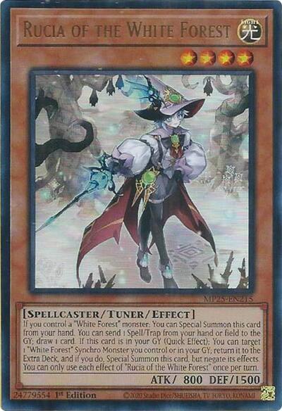Rucia of the White Forest (Ultra Rare) [MP25-EN215-UR]