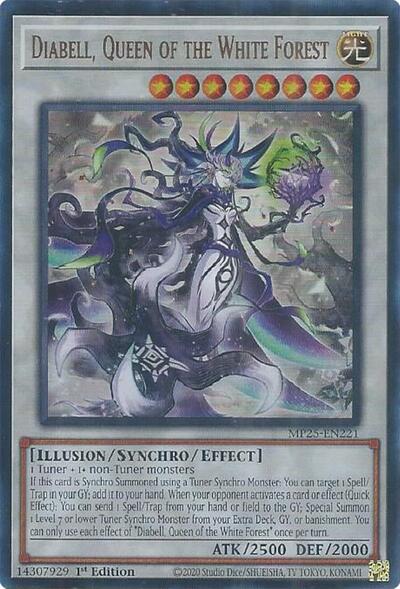 Diabell, Queen of the White Forest (Ultra Rare) [MP25-EN221-UR]