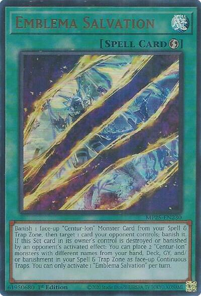 Emblema Salvation (Ultra Rare) [MP25-EN230-UR]