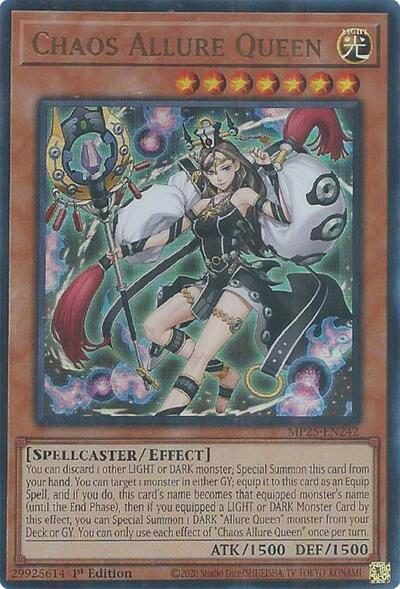 Chaos Allure Queen (Ultra Rare) [MP25-EN242-UR]