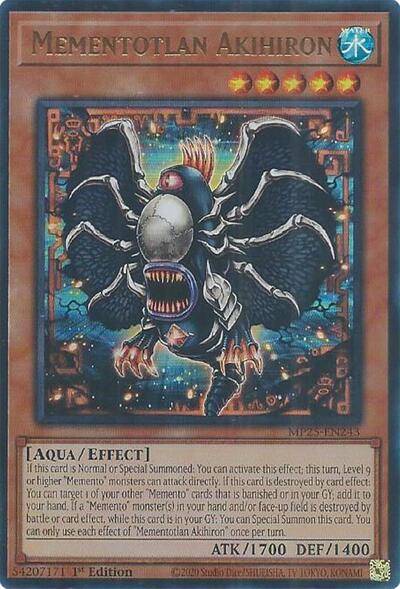 Mementotlan Akihiron (Ultra Rare) [MP25-EN243-UR]