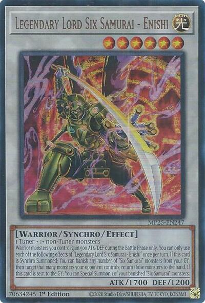 Legendary Lord Six Samurai - Enishi (Ultra Rare) [MP25-EN247-UR]
