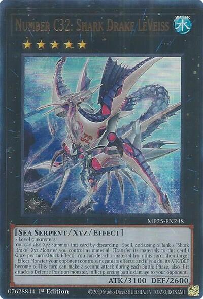 Number C32: Shark Drake LeVeiss (Ultra Rare) [MP25-EN248-UR]