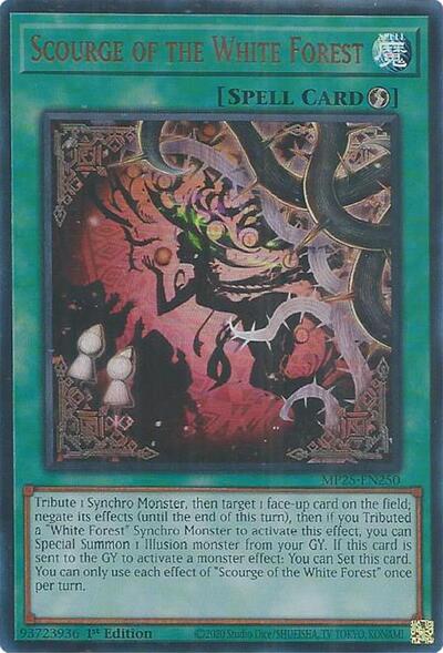 Scourge of the White Forest (Ultra Rare) [MP25-EN250-UR]