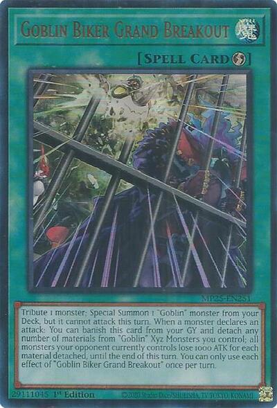 Goblin Biker Grand Breakout (Ultra Rare) [MP25-EN251-UR]