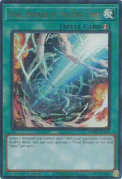 Final Bringer of the End Times (Ultra Rare) [MP25-EN254-UR]