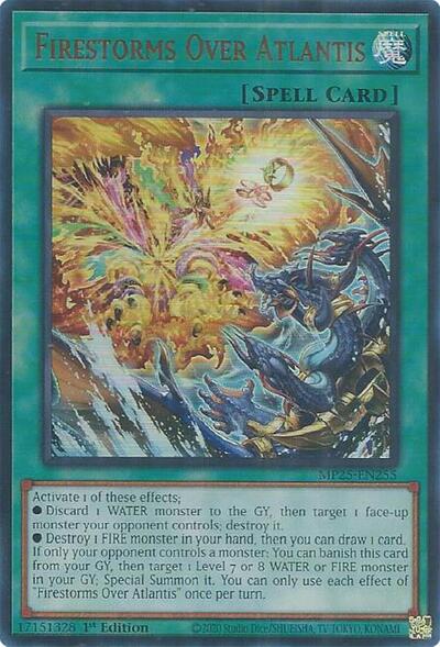 Firestorms Over Atlantis (Ultra Rare) [MP25-EN255-UR]