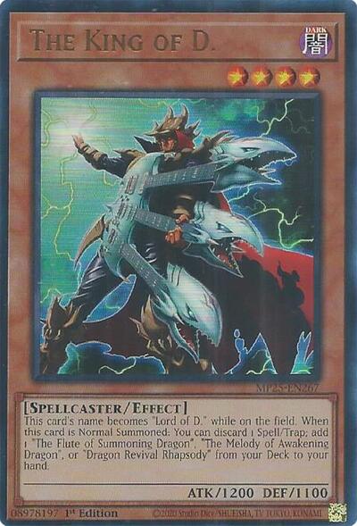 The King of D. (Ultra Rare) [MP25-EN267-UR]