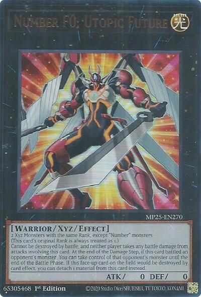 Number F0: Utopic Future (Ultra Rare) [MP25-EN270-UR]
