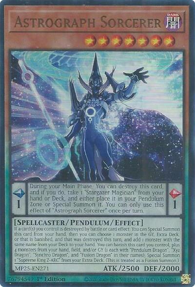Astrograph Sorcerer (Ultra Rare) [MP25-EN271-UR]