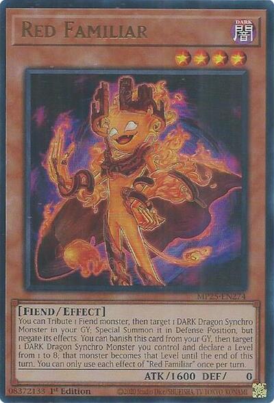 Red Familiar (Ultra Rare) [MP25-EN274-UR]