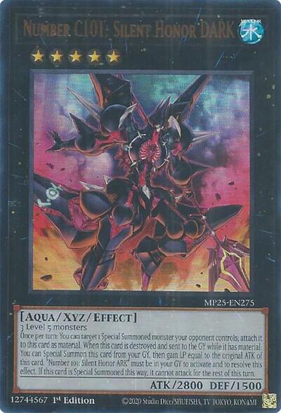 Number C101: Silent Honor DARK (Ultra Rare) [MP25-EN275-UR]