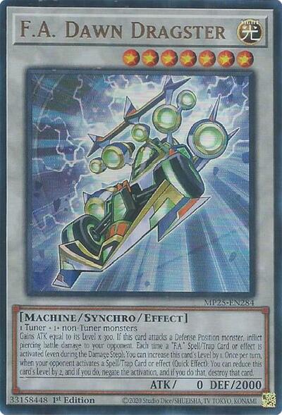 F.A. Dawn Dragster (Ultra Rare) [MP25-EN284-UR]