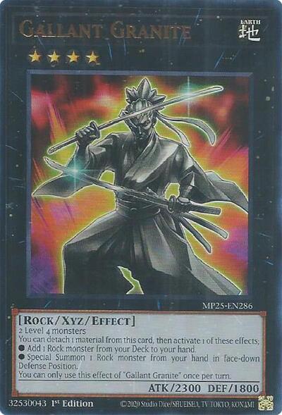 Gallant Granite (Ultra Rare) [MP25-EN286-UR]