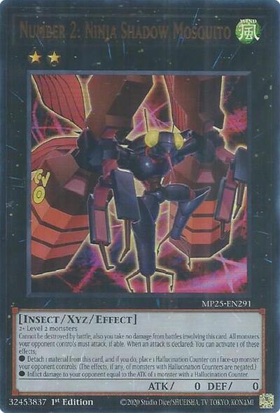 Number 2: Ninja Shadow Mosquito (Ultra Rare) [MP25-EN291-UR]