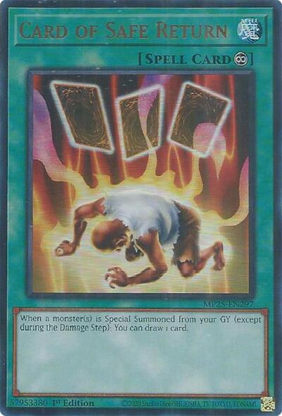 Card of Safe Return (Ultra Rare) [MP25-EN297-UR]