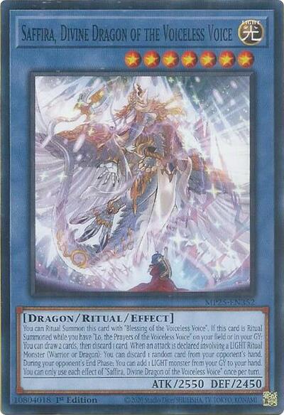 Saffira, Divine Dragon of the Voiceless Voice (Common) [MP25-EN352-C]