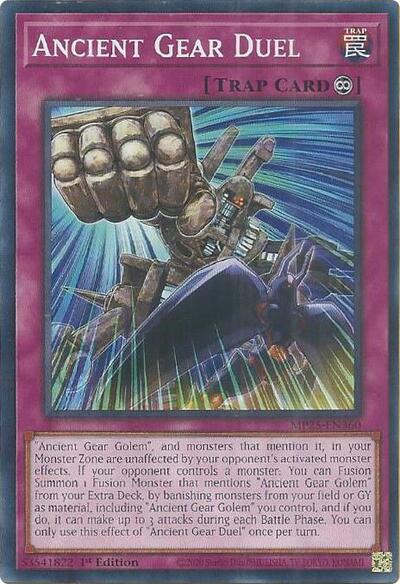 Ancient Gear Duel (Common) [MP25-EN360-C]