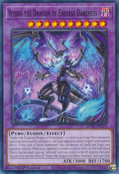 Veidos the Dragon of Endless Darkness (Common) [MP25-EN373-C]