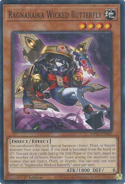 Ragnaraika Wicked Butterfly (Common) [MP25-EN382-C]