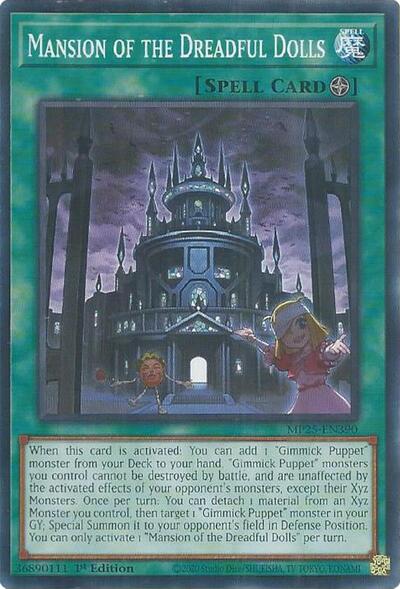 Mansion of the Dreadful Dolls (Common) [MP25-EN390-C]