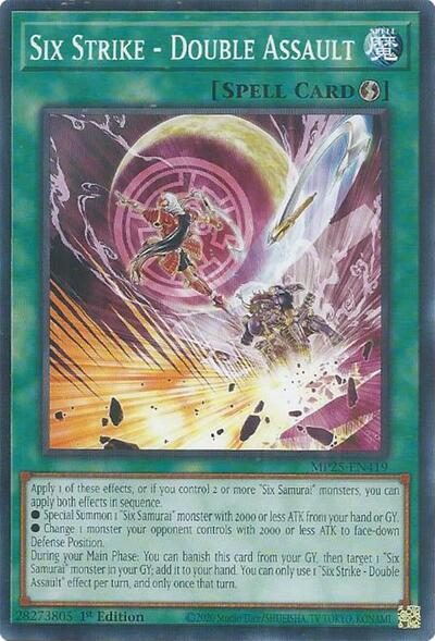 Six Strike - Double Assault (Common) [MP25-EN419-C]