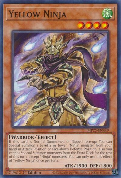 Yellow Ninja (Common) [MP25-EN449-C]
