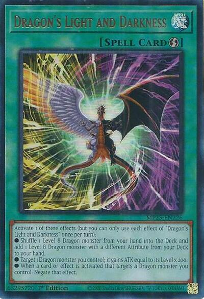Dragon's Light and Darkness (Ultra Rare) [MP25-EN226-UR]