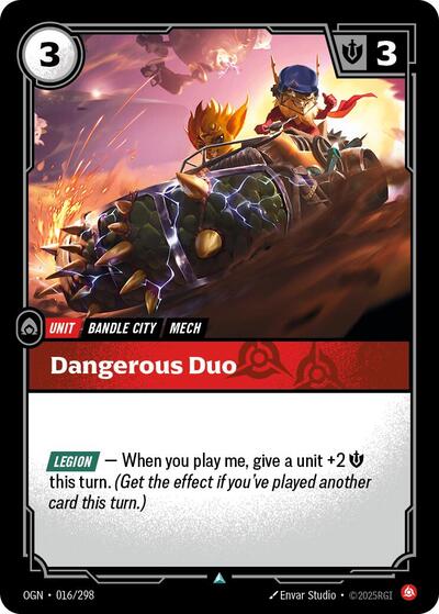 Dangerous Duo (Uncommon) [OGN-016-U]