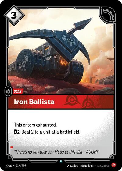 Iron Ballista (Uncommon) [OGN-017-U]