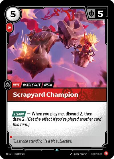 Scrapyard Champion (Uncommon) [OGN-020-U]