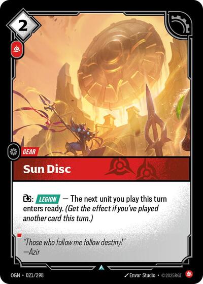 Sun Disc (Uncommon) [OGN-021-U]