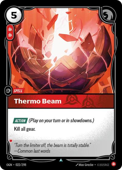 Thermo Beam (Uncommon) [OGN-022-U]