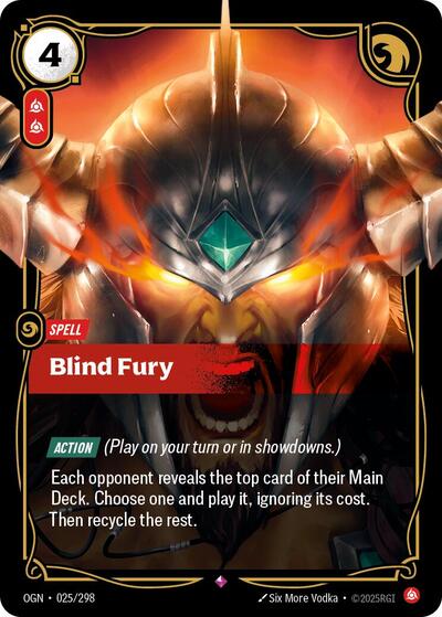 Blind Fury (Rare) [OGN-025-R]