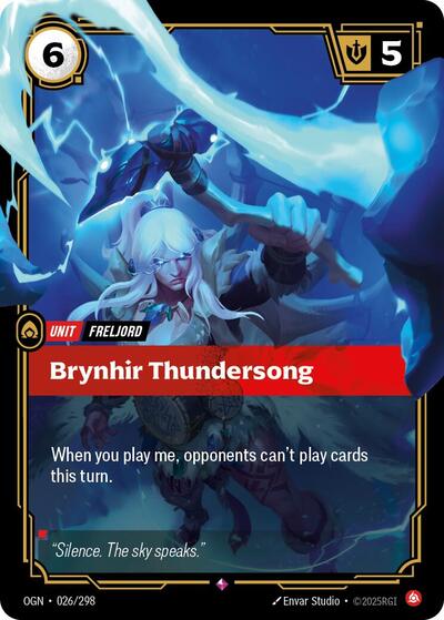 Brynhir Thundersong (Rare) [OGN-026-R]