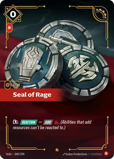 Seal of Rage (Epic) [OGN-040-E]