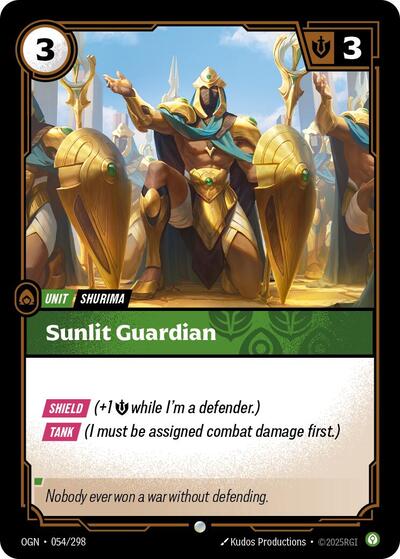 Sunlit Guardian (Common) [OGN-054-C]