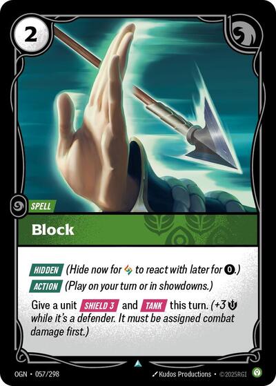 Block (Uncommon) [OGN-057-U]
