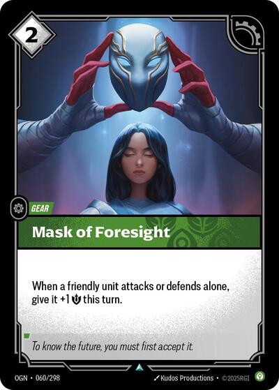 Mask of Foresight (Uncommon) [OGN-060-U]
