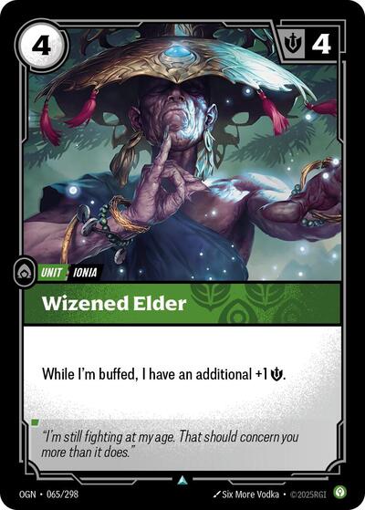 Wizened Elder (Uncommon) [OGN-065-U]