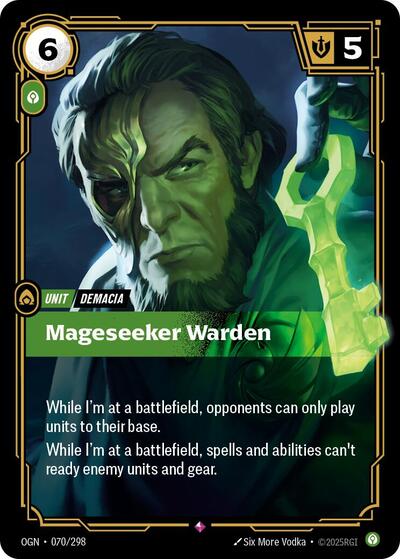 Mageseeker Warden (Rare) [OGN-070-R]