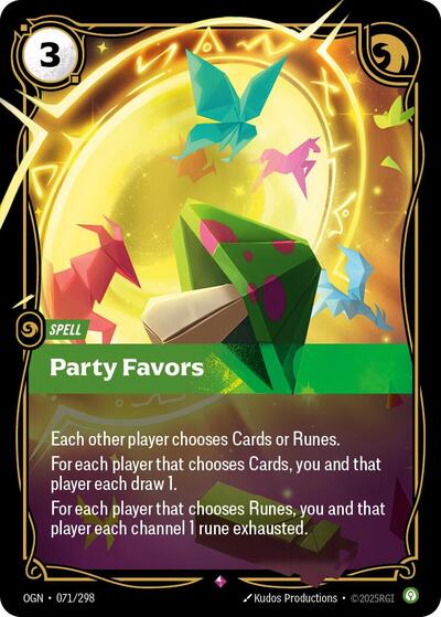 Party Favors (Rare) [OGN-071-R]
