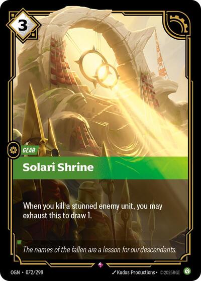 Solari Shrine (Rare) [OGN-072-R]