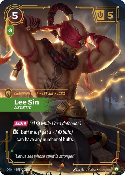Lee Sin - Ascetic (Epic) [OGN-078-E]