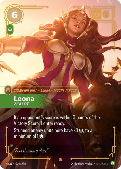 Leona - Zealot (Epic) [OGN-079-E]
